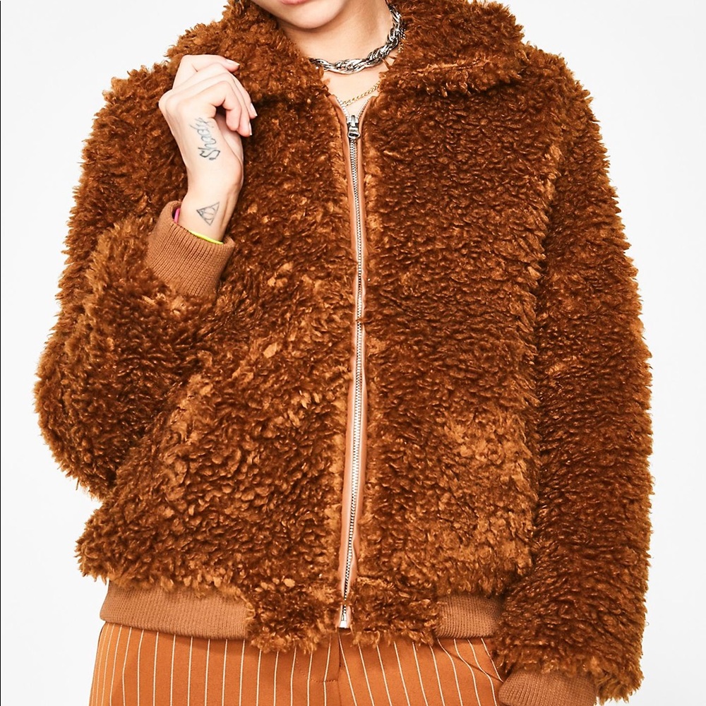 Dolls Kill “Dirty Fozzie” Teddy Jacket